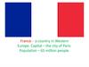 France – a country in Western Europe