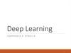 Deep Learning