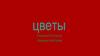 Цветы
