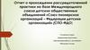 Отчет о прохождении рассредоточенной практики на базе Международного союза детских общественных объединений