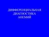 Дифференциальная диагностика анемий