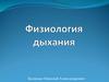 Физиология дыхания