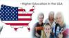 Higher Education in the USA