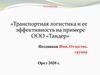 Транспортная логистика и ее эффективность на примере ООО «Тандер»