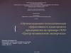 Организационно-технологическая эффективность кадастрового предприятия на примере ООО «Центр независимой экспертизы»