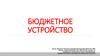 Бюджетное устройство
