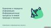 Хранение и передача информации. Информационные процессы в живой природе