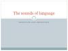 The sounds of language. Phonetics and phonology