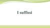 I suffissi