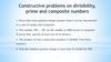 Сonstructive problems on divisibility, prime and composite numbers Сonstructive problems on divisibility, prime and composite numbers