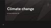 Climate change