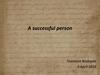 A successful person