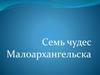 Семь чудес Малоархангельска
