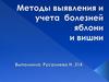 Методы выявления и учета болезней яблони и вишни