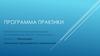 Программа практики