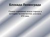 Блокада Ленинграда