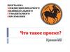 Что такое проект. Программа междисциплинарного индивидуального гуманитарного образования