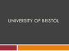 University of Bristol