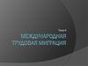 Международная трудовая миграция