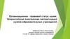 Организационно – правовой статус музея. Всероссийская электронная паспортизация музеев образовательных учреждений