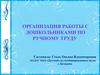 Организация работы с дошкольниками по ручному труду