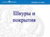 Одежда из кожи. Шкуры и покрытия