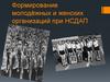 Формирование молодёжных и женских организаций при НСДАП