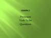 Pronouns. Verb To be. Questions. lesson 2