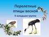 Перелетные птицы весной