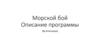 Морской бой. Описание программы