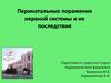 Перинатальные поражения нервной системы и их последствия