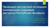 Природно-ресурсный потенциал (минерально-сырьевые ресурсы) Республики Беларусь