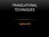 Translational Techniques