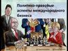 Политико-правовые аспекты международного бизнеса