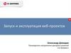 Запуск и эксплуатация веб-проектов