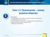 Производство, как основа развития общества. Экономические потребности и производственные возможности. (Тема 1.2)