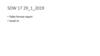 SOW 17 29_1_2019. Table format report. Small UI