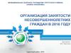 Занятость молодёжи. Трудоустройство и профориентация. Добровольческая деятельность