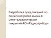 Разработка предложений по снижению риска аварий в цехе гальванических покрытий АО «Радиоприбор»