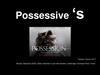 Possessive ‘s