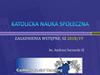 Katolicka nauka społeczna