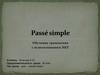 Passé simple