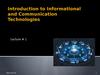 Introduction to informational and communication technologies