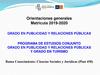 Orientaciones generales Matrícula 2019-2020