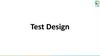 Test design