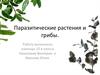 Паразитические растения и грибы