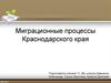Миграционные процессы Краснодарского края
