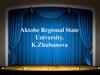 Aktobe Regional State University