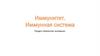 Иммунитет. Иммунная система