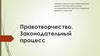 Правотворчество. Законодательный процесс